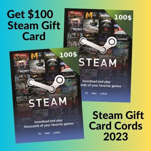 New Steam Gift Card-2023