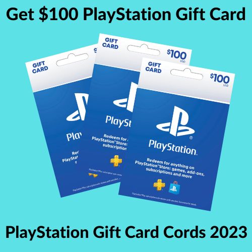 New PlayStation Gift Card-2023